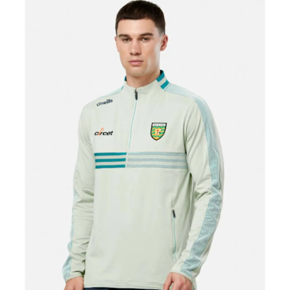 Clearance O'Neills Adult Donegal Nepal Half Zip Top Green