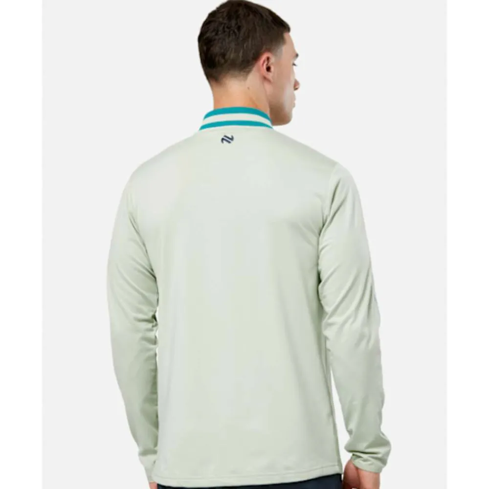 Clearance O'Neills Adult Donegal Nepal Half Zip Top Green