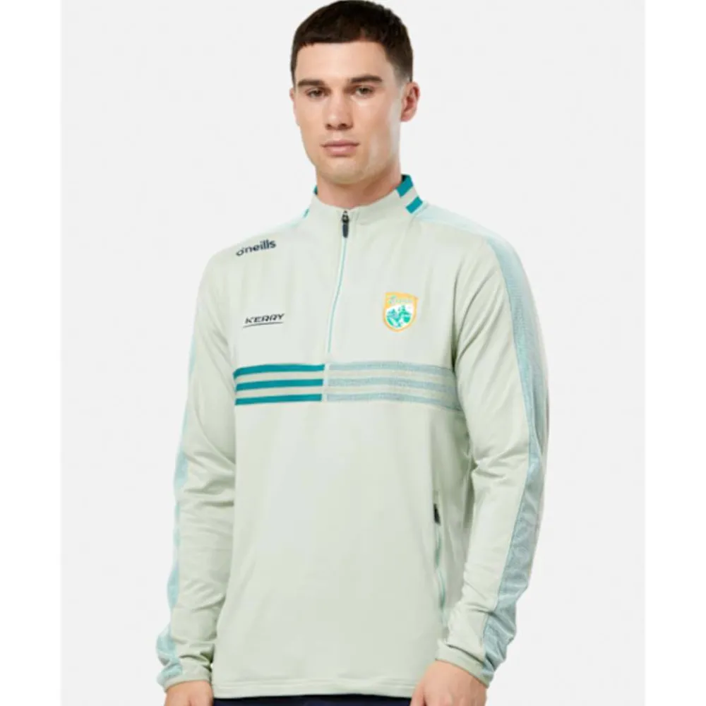 Clearance O'Neills Adult Kerry Nepal Half Zip Top Green