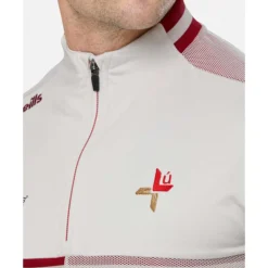 Clearance O'Neills Adult Louth Nepal Half Zip Top White