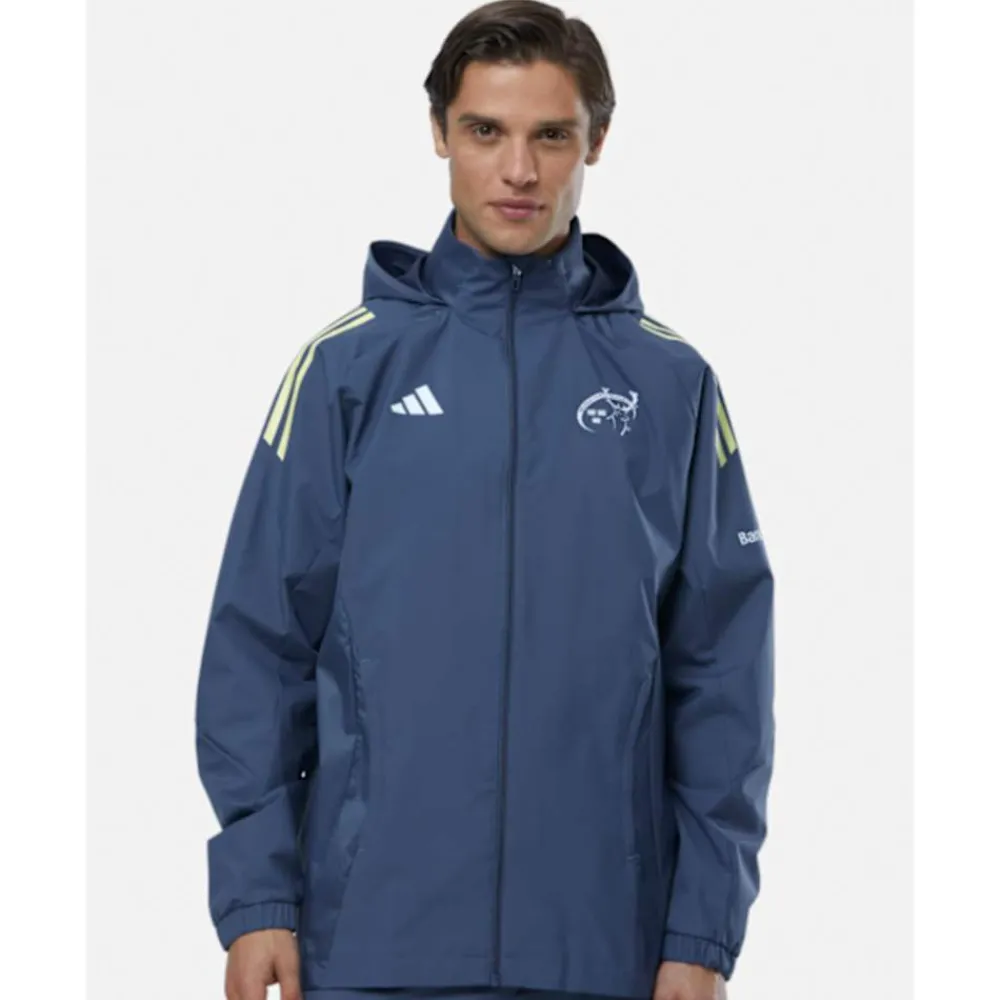 Best adidas Adult Munster Windbreaker Jacket Navy