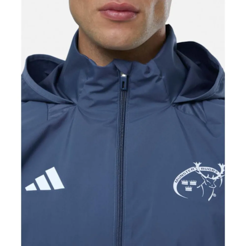 Best adidas Adult Munster Windbreaker Jacket Navy