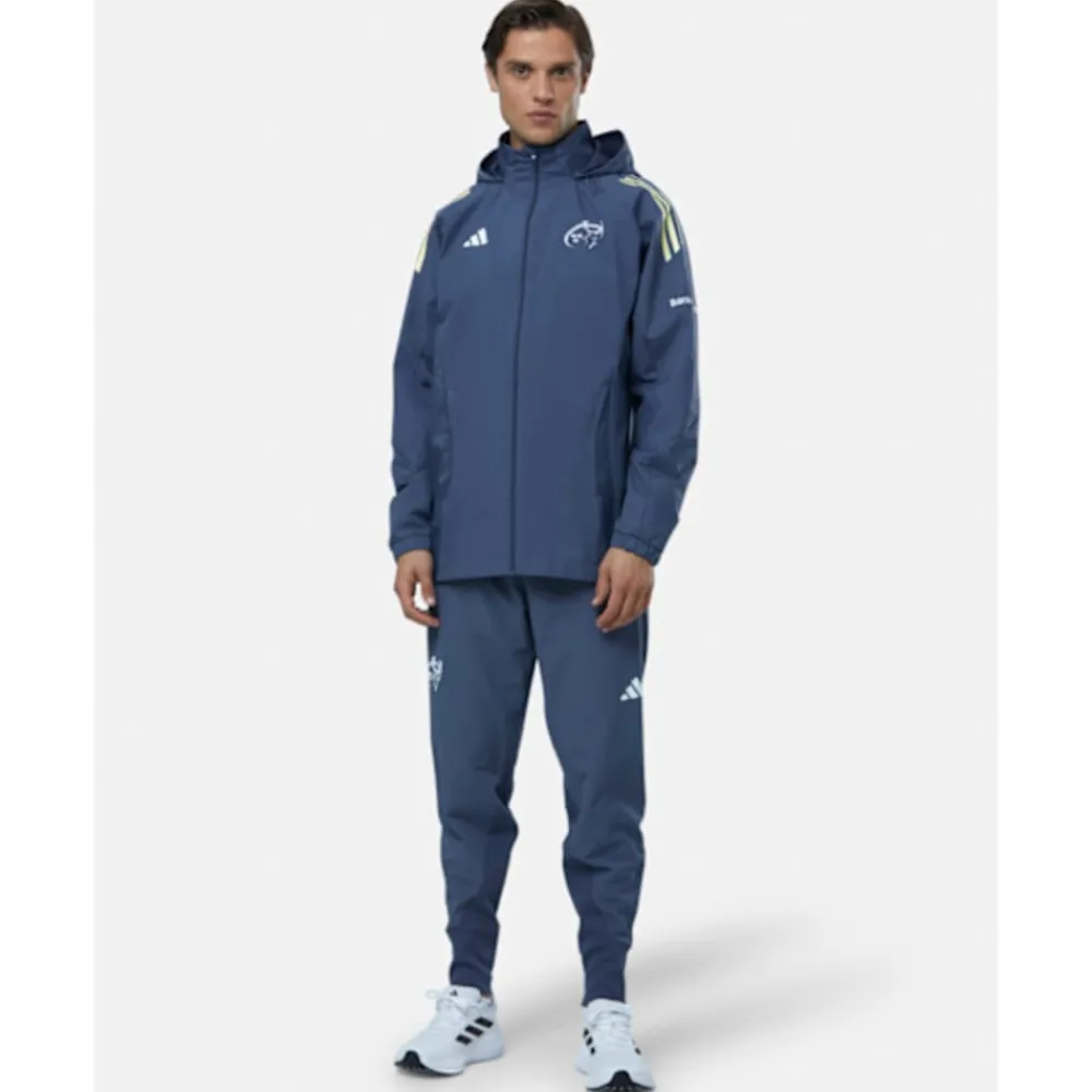 Best adidas Adult Munster Windbreaker Jacket Navy