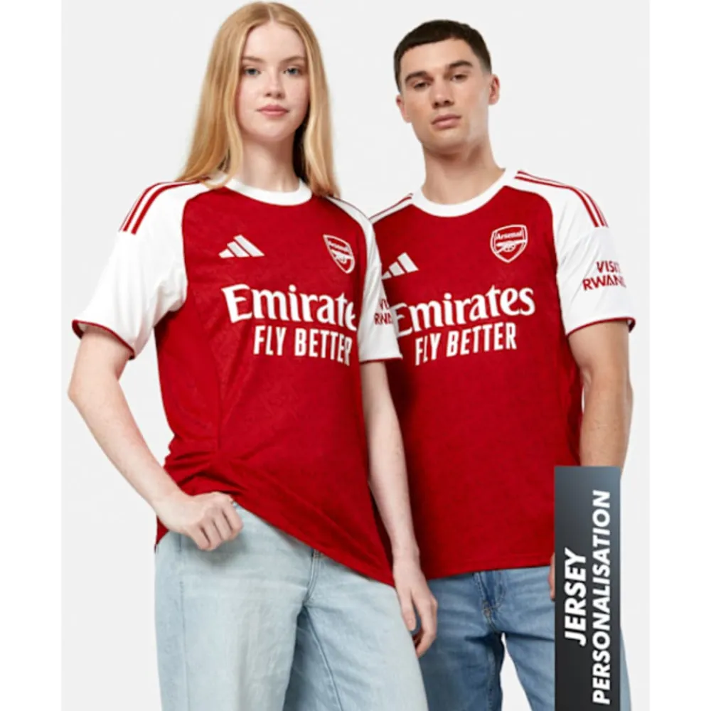 Sale adidas Adults Arsenal 25/26 Home Jersey Red