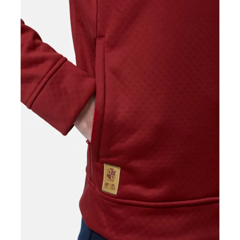 Online Canterbury Adults British And Irish Lions Half Zip Fleece Red