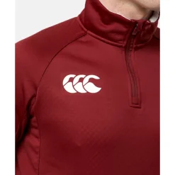 Online Canterbury Adults British And Irish Lions Half Zip Fleece Red