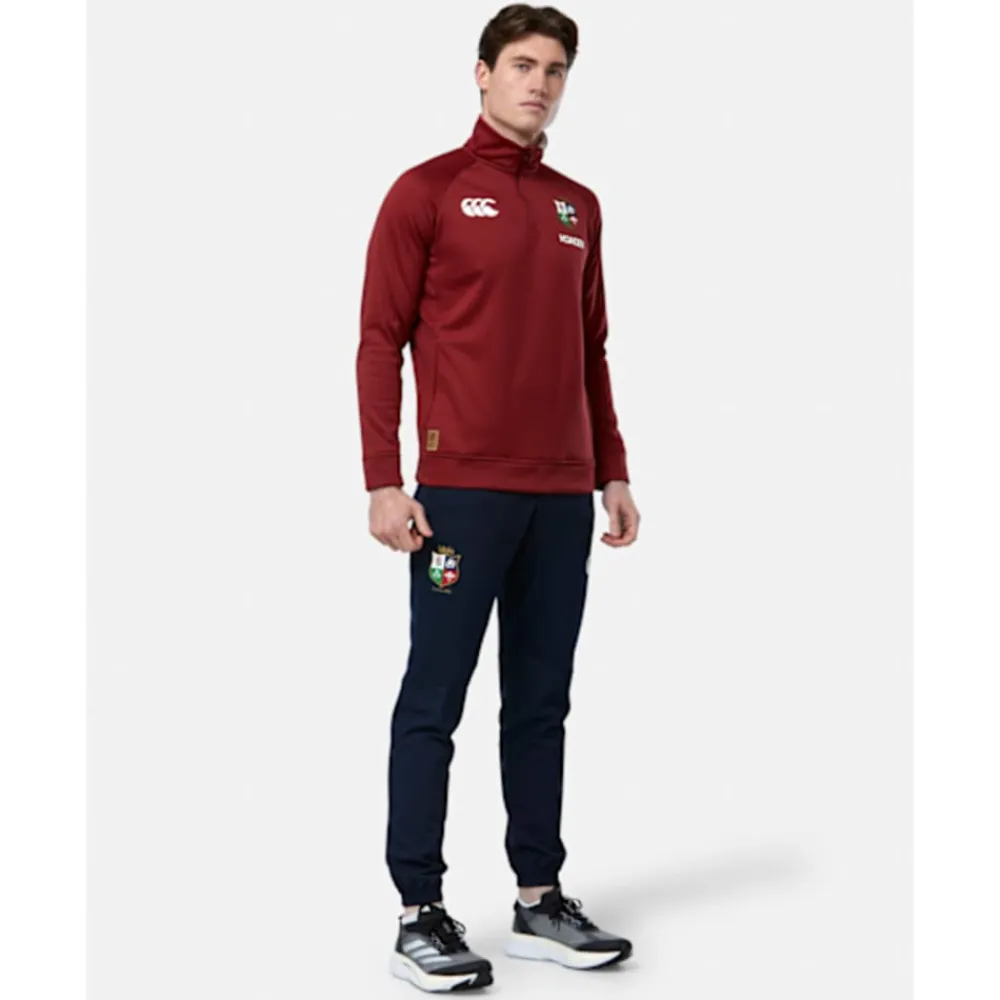 Online Canterbury Adults British And Irish Lions Half Zip Fleece Red