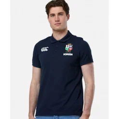 Discount Canterbury Adults British And Irish Lions Pique Polo Navy