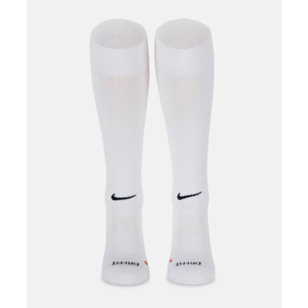 New Nike Adults Classic Dri-Fit Football Socks White