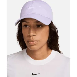 New Nike Adults Club Cap Logo Swoosh Purple