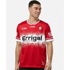 Hot O'Neills Adults Derry Home Jersey 24/25 Red