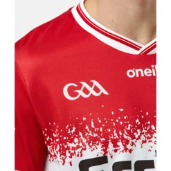Hot O'Neills Adults Derry Home Jersey 24/25 Red