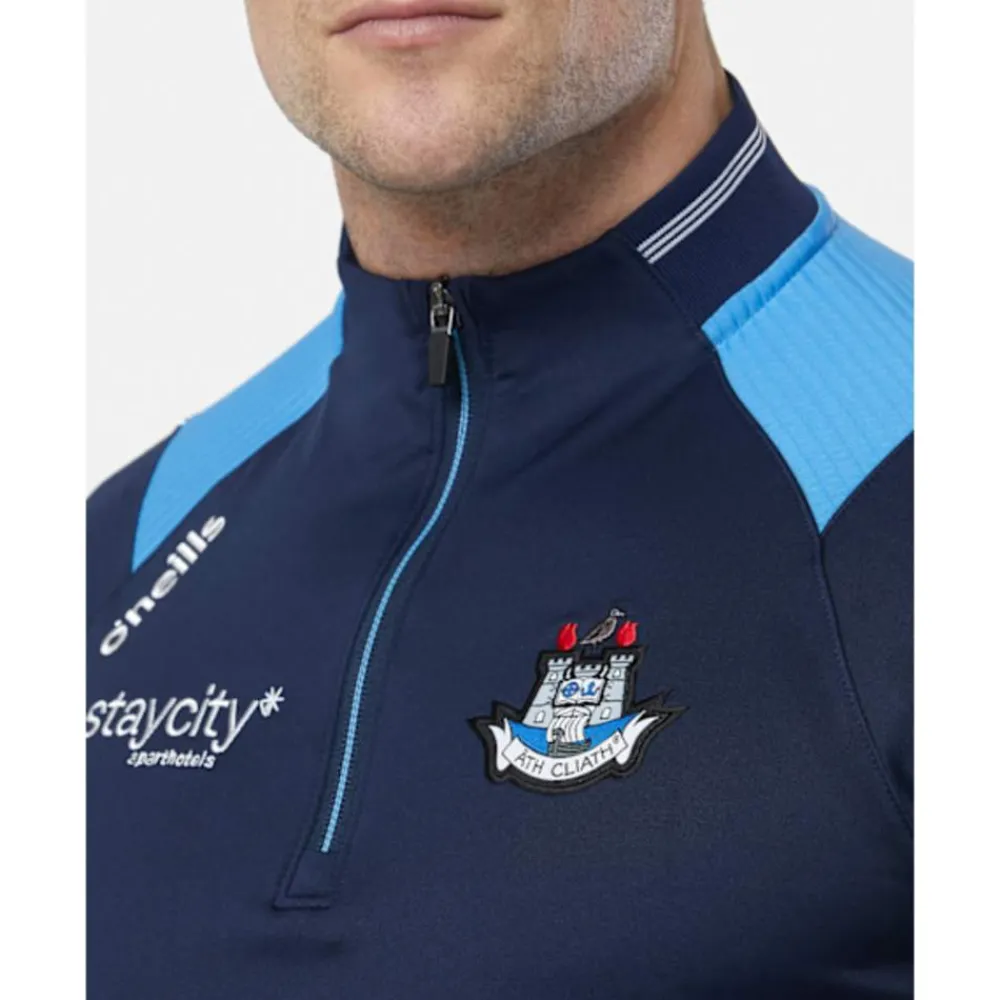 New O'Neills Adults Dublin Dynamo Half Zip Top Navy