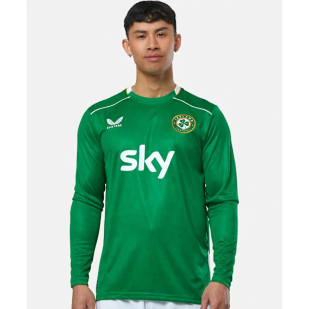 Best Castore Adults Ireland Long Sleeve Home Jersey Green