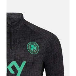 Online Castore Adults Ireland Performance Half Zip Top Black