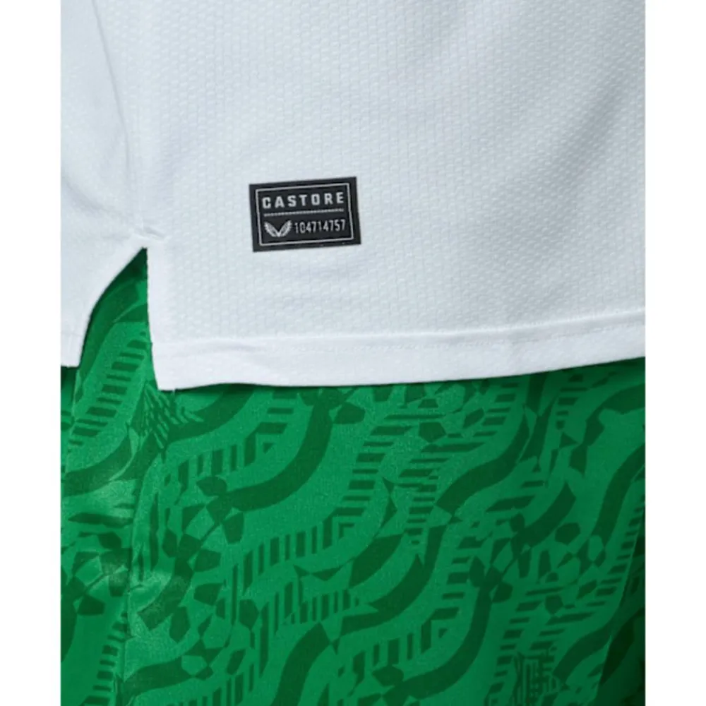 Outlet Castore Adults Ireland Pro Third Long Sleeve Jersey White