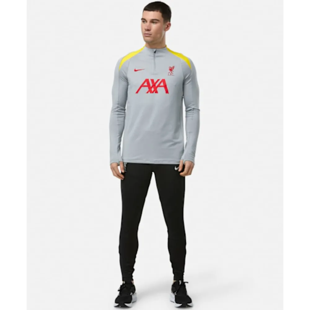 Discount Nike Adults Liverpool Strike Half Zip Top Grey