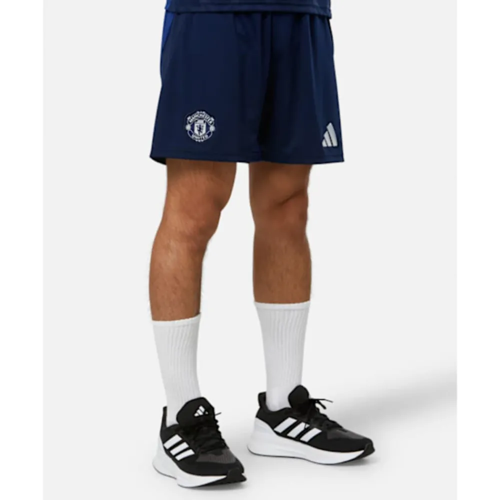 Discount adidas Adults Manchester United 24/25 Away Shorts Navy