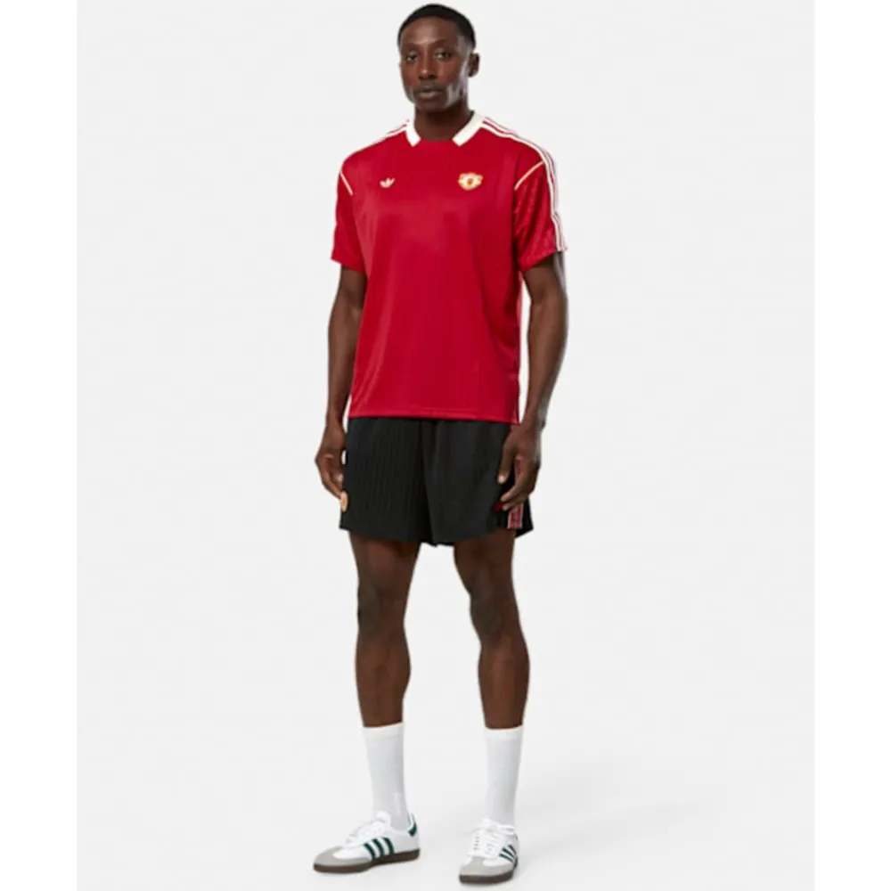 Discount adidas Adults Manchester United Icon Jersey Red