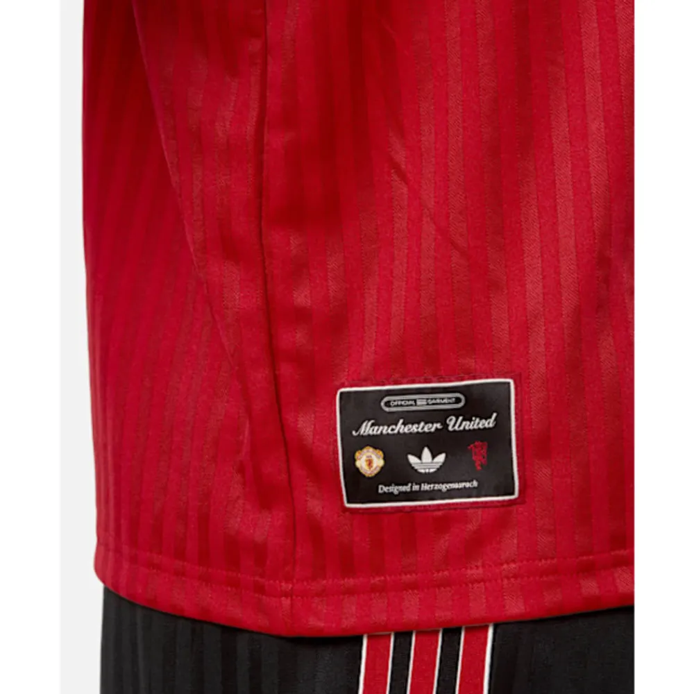 Discount adidas Adults Manchester United Icon Jersey Red
