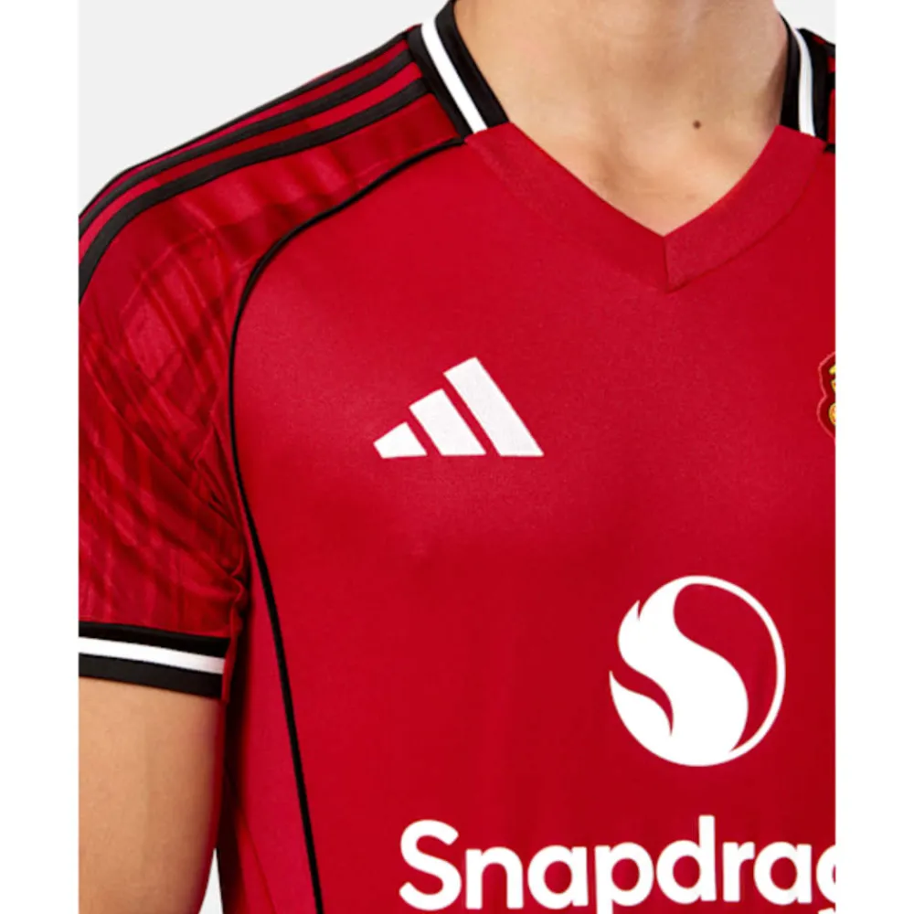 Sale adidas Adults Manchester United 25/26 Home Jersey Red