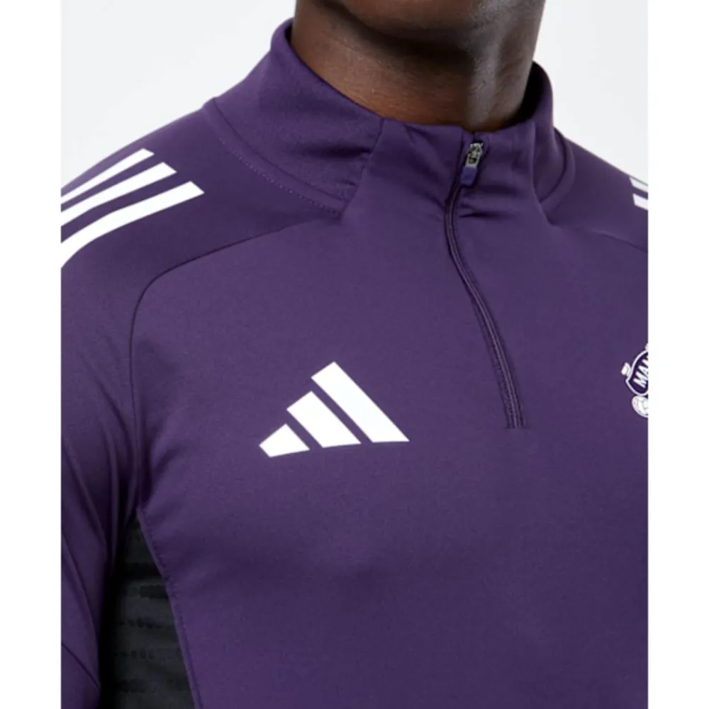 Online adidas Adults Manchester United Training Half Zip Top Purple