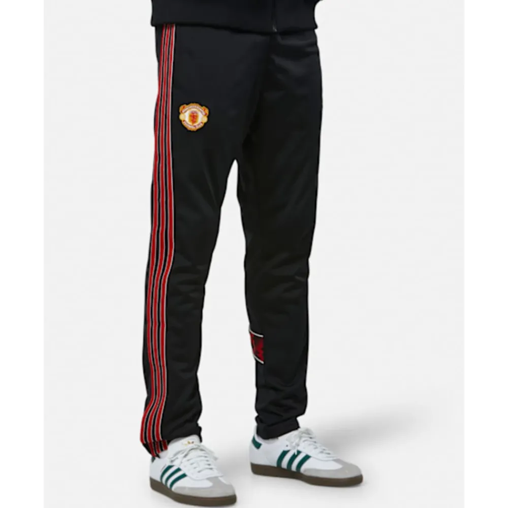 Best adidas Adults Manchester United Tracksuit Pant 91 Black