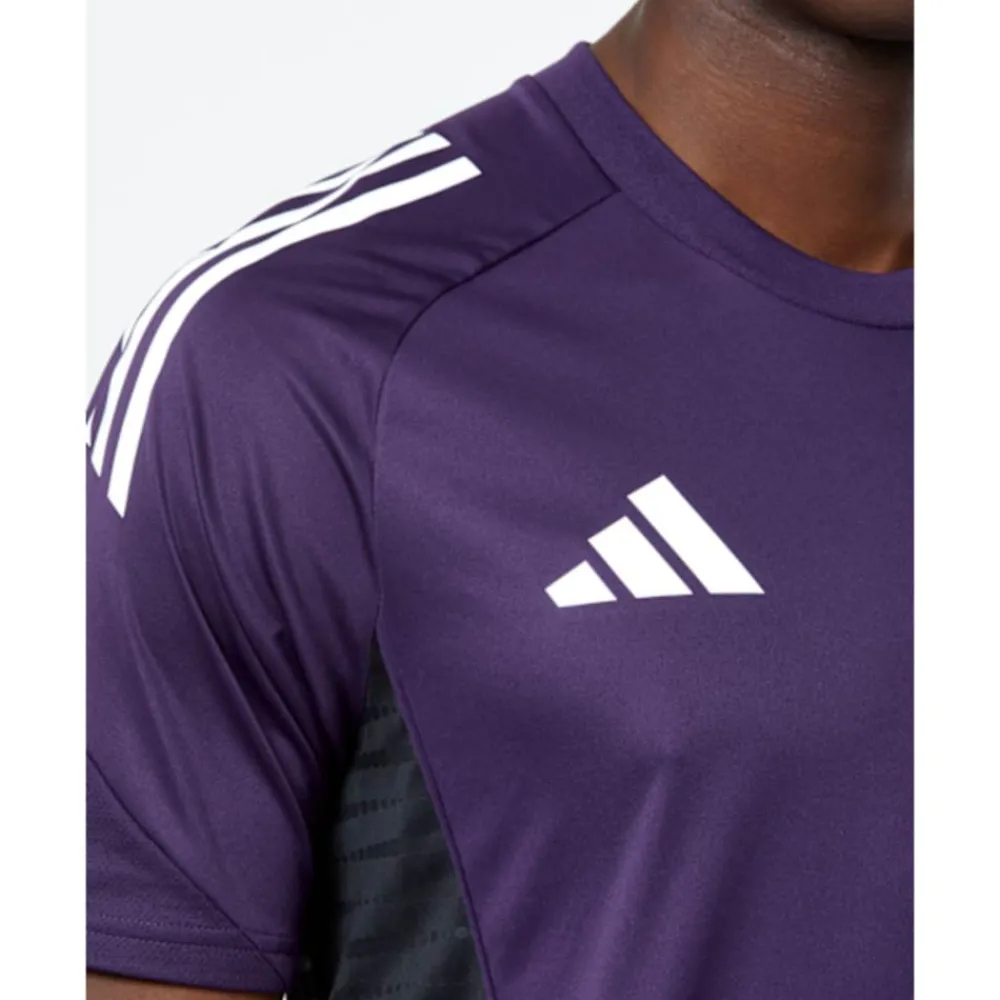 Clearance adidas Adults Manchester United Training T-Shirt Purple