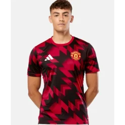 Hot adidas Adults Manchester United Pre Match T-Shirt Red