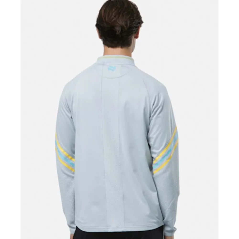 New O'Neills Adults Wexford Weston Half Zip Brushed Top Grey