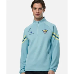 New O'Neills Adults Wexford Weston Half Zip Hybrid Top Blue