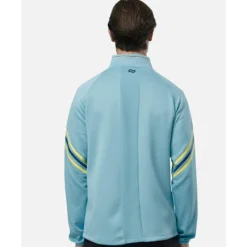 New O'Neills Adults Wexford Weston Half Zip Hybrid Top Blue