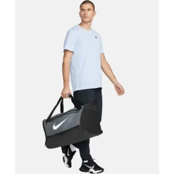 Hot Nike Brasilia Duffle Bag Medium Grey
