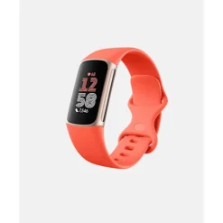 Hot Fitbit Charge 6 Fitness Tracker Orange