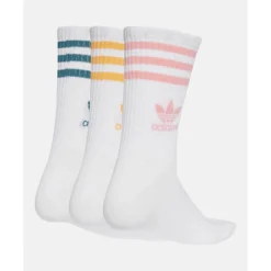 Fashion adidas Originals Crew 3 Pack Socks Assorted