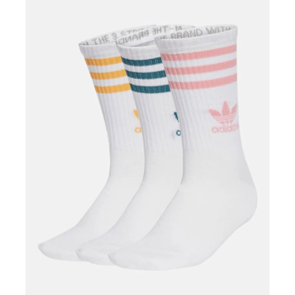 Fashion adidas Originals Crew 3 Pack Socks Assorted