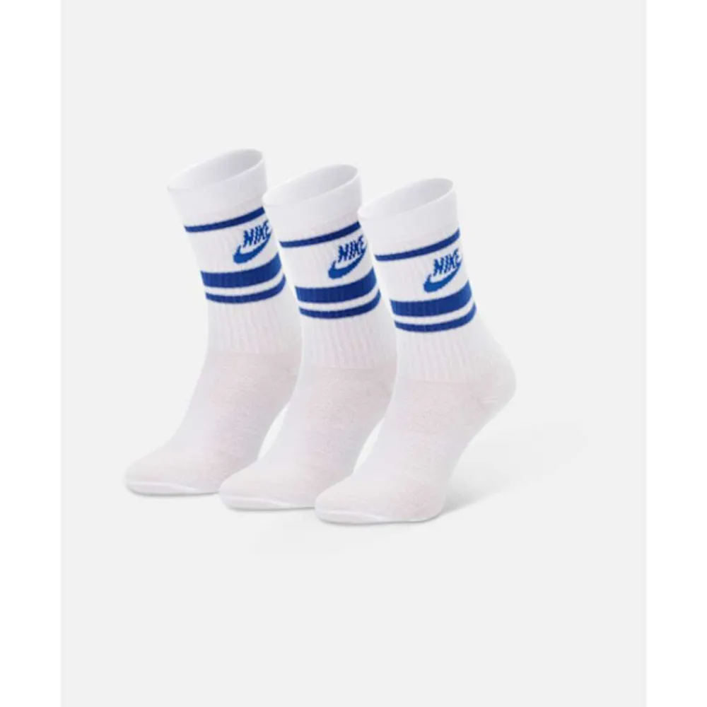 Outlet Nike Essentials 3 Pack Crew Socks White