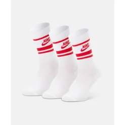 Sale Nike Essentials 3 Pack Crew Socks White