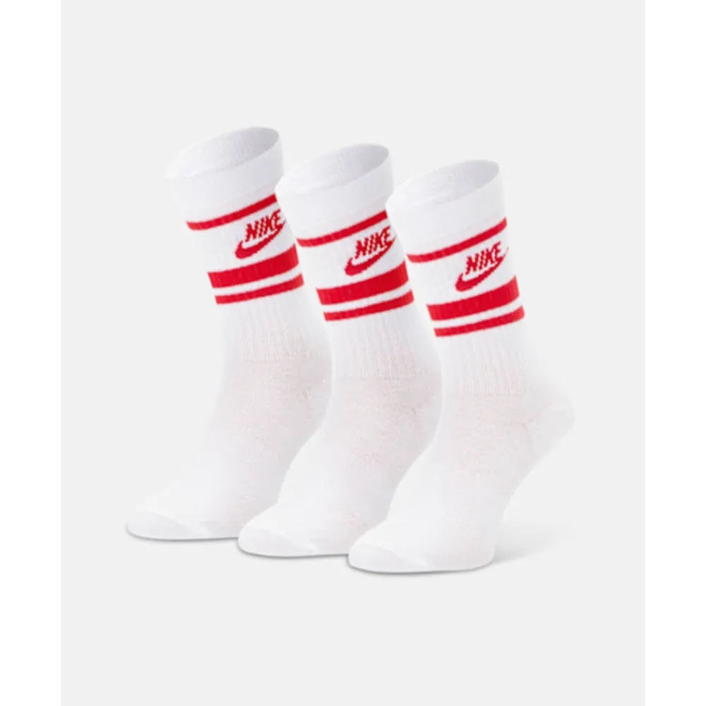 Sale Nike Essentials 3 Pack Crew Socks White