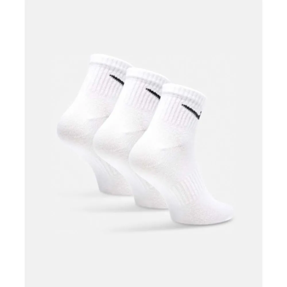 Hot Nike Everyday Ankle 3 Pack Socks White