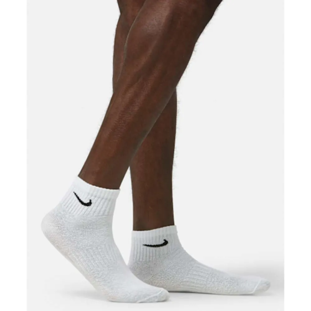 Hot Nike Everyday Ankle 3 Pack Socks White