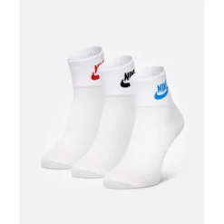 Sale Nike Everyday Essential 3 Pack Ankle Socks White