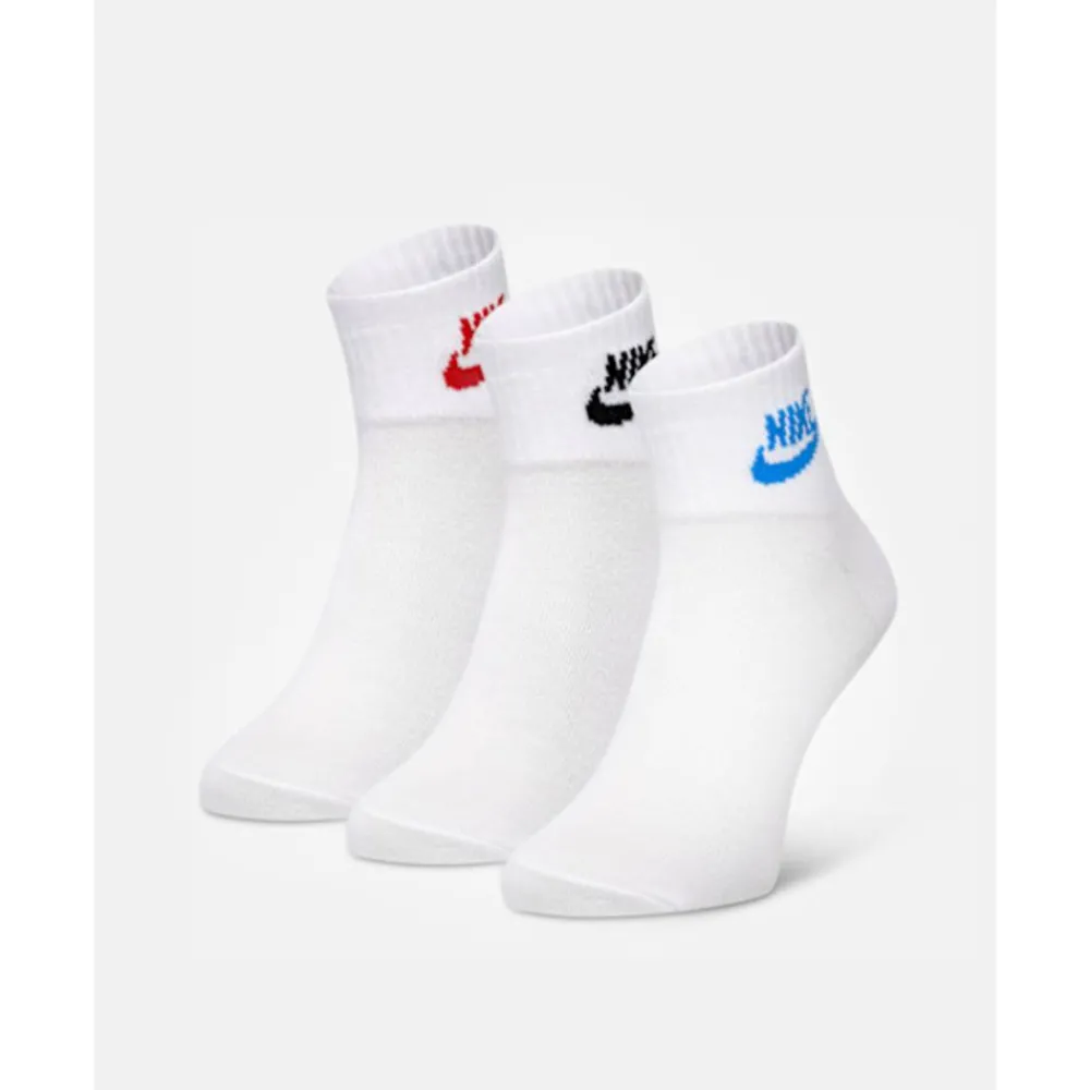 Sale Nike Everyday Essential 3 Pack Ankle Socks White
