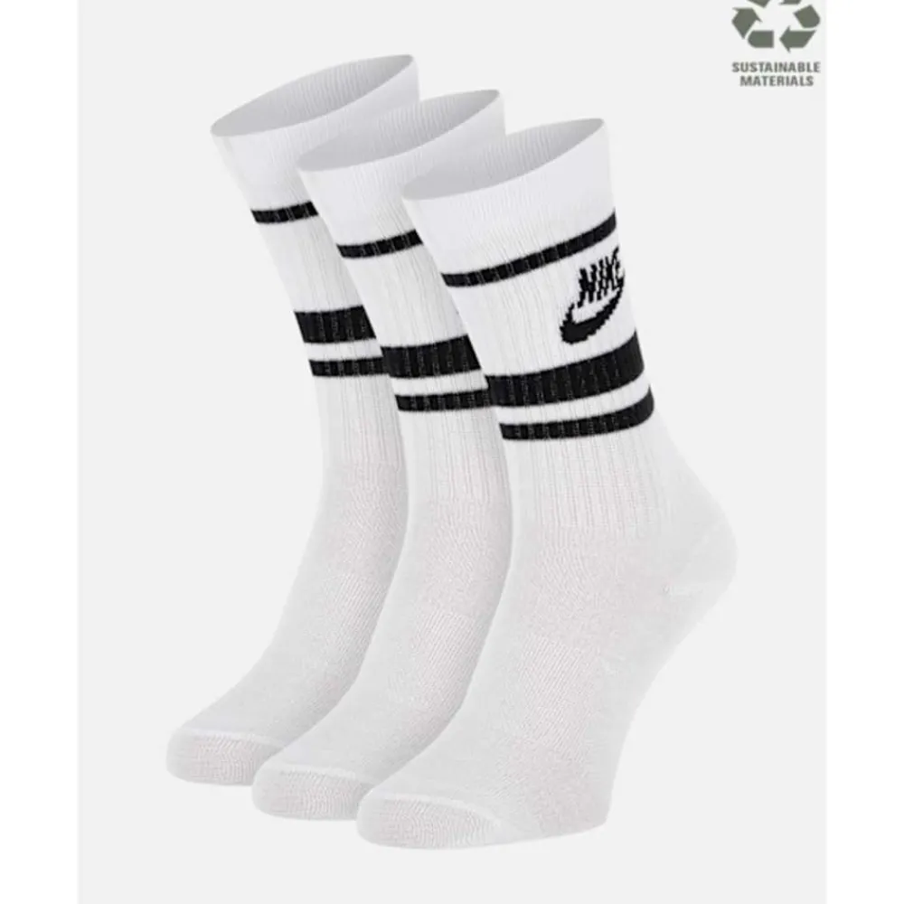 Online Nike Everyday Essential 3 Pack Crew Socks White