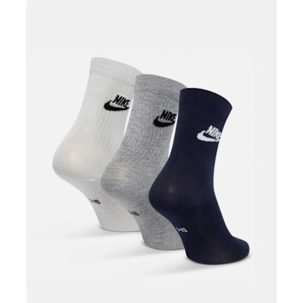 Online Nike Everyday Essentials 3 Pack Crew Socks Black