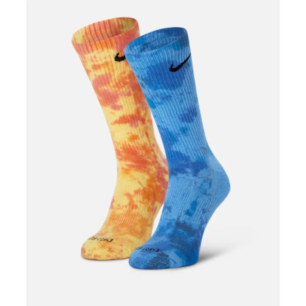 Sale Nike Everyday Plus 2 Pack Dye Crew Socks Assorted