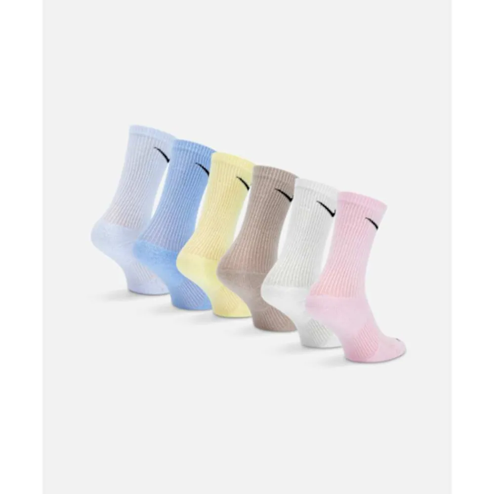 Hot Nike Everyday Plus Cushion 6 Pack Crew Socks Assorted