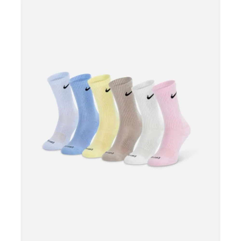 Hot Nike Everyday Plus Cushion 6 Pack Crew Socks Assorted
