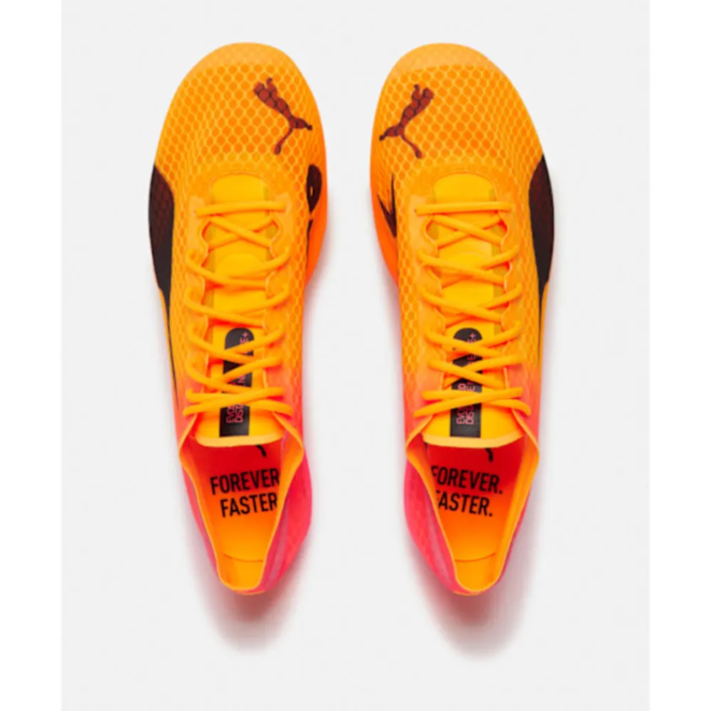Hot Puma evoSPEED Distance Nitro Elite+ 4 Track Spikes Orange