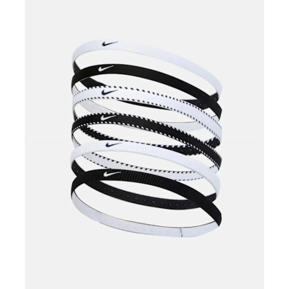 Hot Nike Flex Classic Headbands 6 pack White